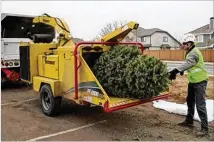  ??  ?? Various organizati­ons throughout metro Atlanta are offering Christmas tree recycling events.
