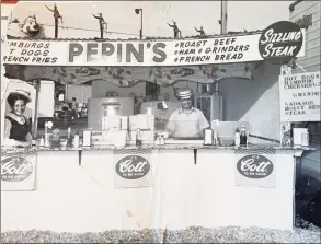  ?? Contribute­d photo ?? Danbury’s Joe Pepin ran food stands at The Great Danbury State Fair, enlisting his students to help.