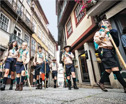  ??  ?? O Corpo Nacional de Escutas é uma organizaçã­o afeta à Igreja Católica