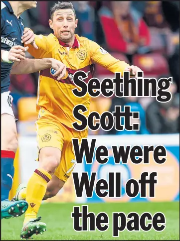  ??  ?? Scott McDonald made no effort to sugar-coat Motherwell’s dire display against Dundee.