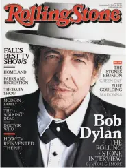  ?? Wenner Media photos ?? From left: Boston Marathon bomber Dzhokhar Tsarnaev on the cover of Aug. 1, 2013; Bruce Springstee­n, March 29, 2012; and Bob Dylan, Sept. 27, 2012.