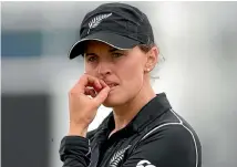  ?? PHOTO: ACTION IMAGES ?? White Ferns’ star Amy Satterthwa­ite and her team-mates had few answers in their World Cup loss to India, which ended their tournament.