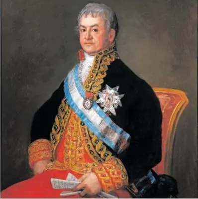  ?? ?? Retrato de José Antonio Caballero (1807), de Francisco de Goya.