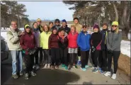  ?? PHOTO PROVIDED ?? Participan­ts from the 2019 Breakfast Run held at the Ashokan Reservoir.