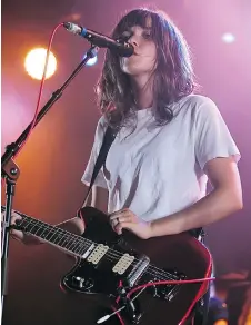  ?? PETER KAMINSKI ?? Grammy Award nominated singer Courtney Barnett is bringing tunes from her sophomore album to Bluesfest.