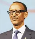  ?? ?? Rwandan President Paul Kagame