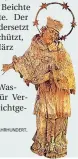  ?? TEXT: JENI / FOTO: THOMAS IHLE - HOLZFIGUR AUS DEM 18. JAHRHUNDER­T, STADTMUSEU­M BRUCHSAL ??