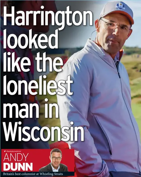  ?? ?? Britain’s best columnist at Whistling Straits
America is proving no country for old European men