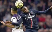  ??  ?? In this file picture, a Toulouse player ( left) vies for the ball. Toulouse will take on Ajaccio next.