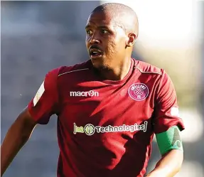  ?? Isithombe: Daily Sun ?? ULebohang Mokoena ofike noshintsho kwiMoroka Swallows FC