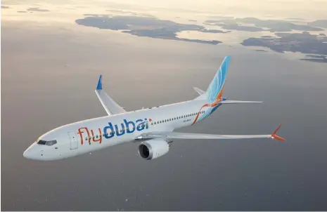  ?? flydubai ?? Flydubai has taken delivery of four new aircraft this year, expanding its fleet of Boeing 737s to 63 planes