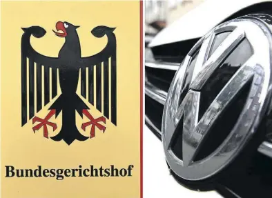  ?? DPA-BILD: Deck ?? Der Bundesgeri­chtshof hat zugunsten der Diesel-Kläger entschiede­n. erklärt Euch das Thema