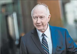  ?? ZBIGNIEW BZDAK CHICAGO TRIBUNE ?? Illinois Supreme Court Justice Thomas Kilbride attends the Oct. 9 opening of the Will County courthouse.