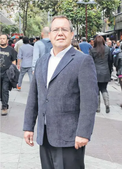  ?? FOTO: REINALDO UBILLA ?? ►►El nuevo presidente de la AChM, Felipe Delpín, lleva 25 años ligado a La Granja como concejal y alcalde reelecto .