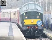  ??  ?? HIGHLAND ODYSSEY Hosking’s train at Fort William