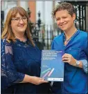  ??  ?? Equality: Catherine Cross, left, and Dr Aoife Neary at the launch