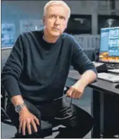  ??  ?? In his masterclas­s, filmmaker James Cameron breaks down scenes from some of his iconic films such as The Terminator and Aliens, while getting into larger topics such as developing an idea and toying with the audience.