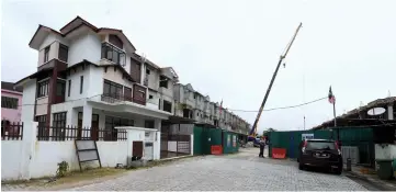  ??  ?? Photo shows a housing project in KL. Property industry players view positively the government’s move to boost their sector, says REHDA. — Bernama photo