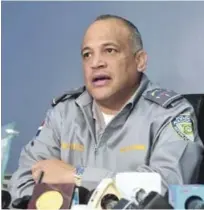  ?? ARCHIVO ?? El vocero policial, coronel Frank Durán Mejía, manifestó que hasta ahora han apresado a ocho personas que se presumen forman parte de una banda que se dedica al comercio de menores.