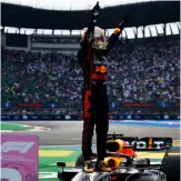  ?? Photo: Motorsport Images, Jakob Ebrey ?? Verstappen has made more history