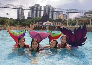  ??  ?? Sunway Lagoon’s Waves of Fun programme specially presents Mermaids Alive!