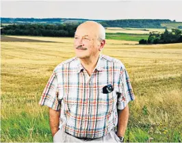  ??  ?? Brandon-bravo in 2007 in fields outside Nottingham that he was trying to save from developmen­t