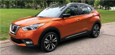  ?? (Mark Phelan/Detroit Free Press/TNS) ?? 2018 Nissan Kicks SR