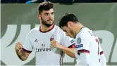  ?? (Reuters) ?? Vent’anni Patrick Cutrone, 13 gol stagionali