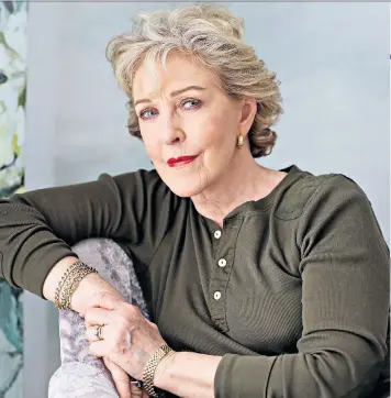  ??  ?? Feistier: Patricia Hodge at her home in Barnes, which she bought and refurbishe­d following the death of her husband. Above right, as Ursula Thorpe in the BBC drama