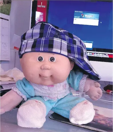  ?? BOBBY BENNETT ?? Cabbage Patch kid, still making people smile 35 years later.