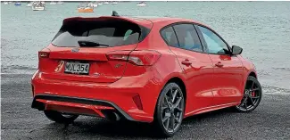  ??  ?? The Focus ST is a serious performanc­e car that is happy to do daily duty as well.