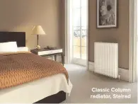  ??  ?? CLASSIC COLUMN RADIATOR, STELRAD