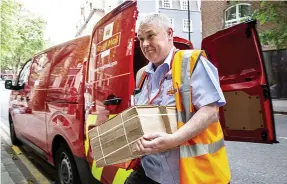  ??  ?? Losing a packet... Royal Mail is said not to have adapted quickly enough to the demand for more parcels and fewer letters