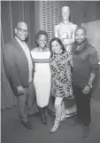  ??  ?? Patrick Harrison, Mira Nair, Lupita Nyong’o (also left) and David Oyelowo attend The Academy Of Motion Picture Arts And Sciences Hosts An Official Academy Screening of Queen of Katwe at MOMA - Celeste Bartos Theater on Sept 25 in New York City. — AFP...