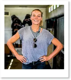  ?? JASON DORDAY ?? A groom, horse trainer, and zero handicap player, Indi Bennetto has been ‘‘engulfed’’ in polo her whole life.