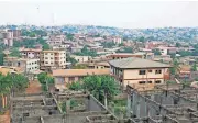  ?? [JOYCE LEE/THE WASHINGTON POST] ?? A view of Yaoundé, the capital of Cameroon, is shown.