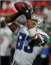  ?? ASSOCIATED PRESS FILE PHOTO ?? Terry Glenn finished his 12-year NFL career with 8,823 yards and 44 touchdowns.