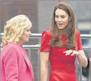  ?? AFP ?? Kate, Duchess of Cambridge (right), with US First Lady Jill Biden.