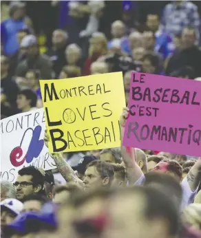  ?? Allen McInnis ?? Many Montrealer­s would be giddy at the mere prospect of Major League Baseball returning to the city, writes Jack Todd, although they might not like the details of the plan currently being discussed.