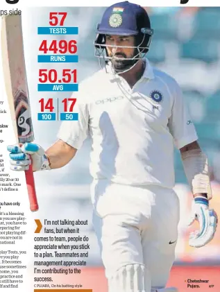  ?? AFP ?? Cheteshwar Pujara.