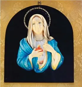  ??  ?? The image of Our Lady of Tears found in Her Sanctuary in Siracusa