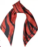  ??  ?? Scarf, £82, Roberto Cavalli at theoutnet.com