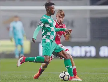  ??  ?? Na época passada, Alfa Semedo foi um pilar no meio-campo do Moreirense