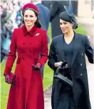  ?? Foto: Reuters / Hannah McKay ?? Zwei Herzoginne­n, zwischen denen dicke Luft herrschen soll.