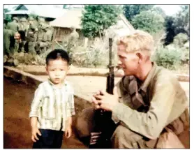  ?? Photograph submitted ?? Harold Laird in Vietnam in the late 1960s.