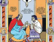  ??  ?? Tavole
Sopra, Mariachiar­a Di Giorgio, «Un lungo respiro», Coconino Press (pp. 24, e 7,70) A lato, Giuseppe Palumbo, «16 possibili usi di un mausoleo», Coconino Press (pp. 24, e 7,70)