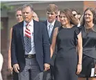  ?? LIZ DUFOUR/USA TODAY NETWORK ?? Fred and Cindy Warmbier buried their son this summer in Ohio.