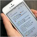  ?? MOBILESYRU­P.COM ?? Bible Emoji has been designed to encourage millennial­s, especially those with reading difficulti­es, to enjoy Christian scripture.