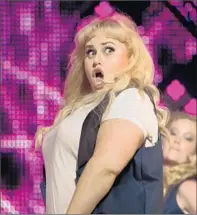  ?? Universal Studios ?? “PITCH PERFECT 2” with Rebel Wilson was pitched as a summer event movie, which was a pleasant surprise.