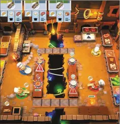  ??  ?? Overcooked 2 is a triumph of multiplaye­r gaming, light enough for everyone to enjoy and deep enough to reward mastering.